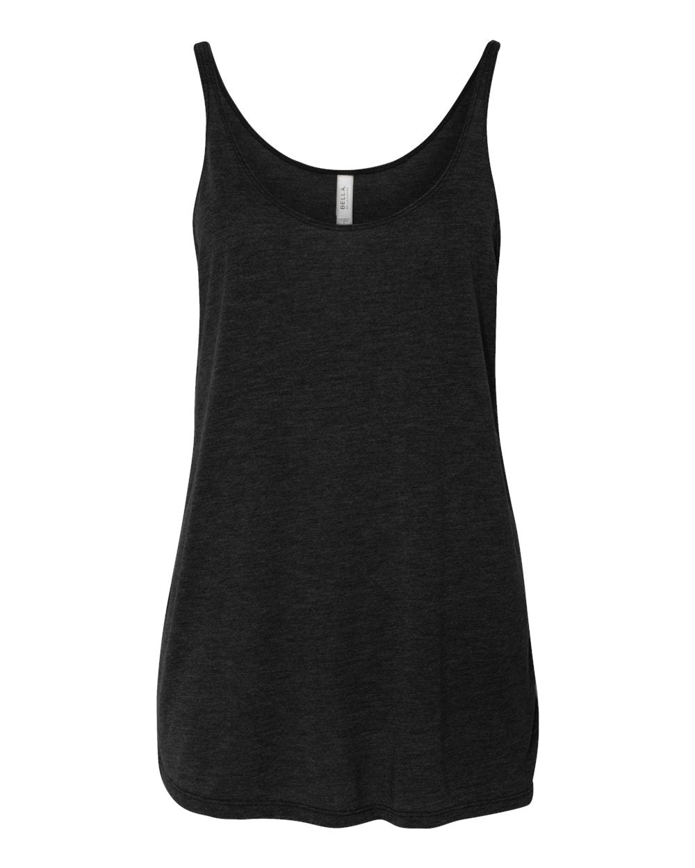 Women's Slouchy Tank - Front - B55906593 - Black Heather