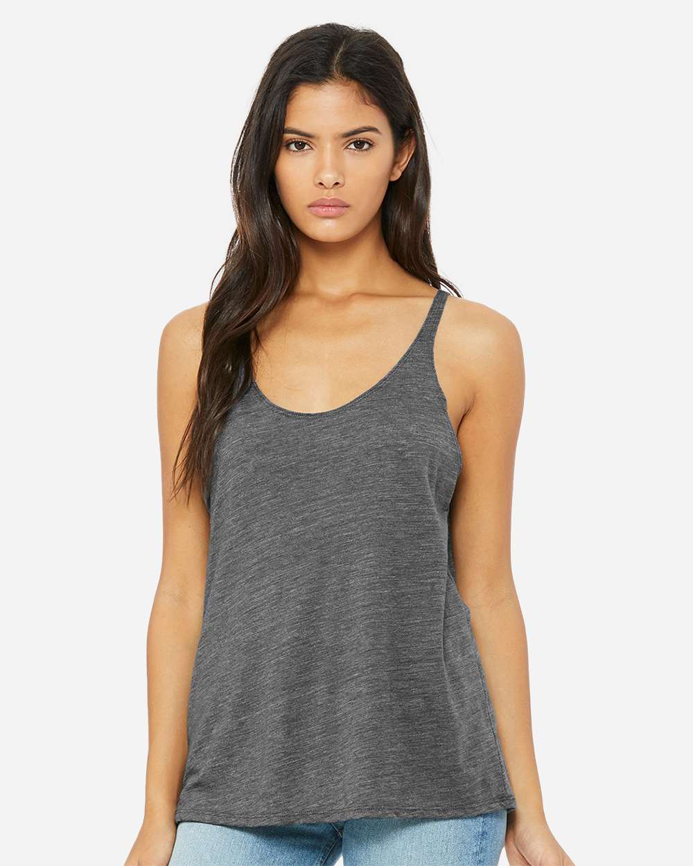 Women's Slouchy Tank - OnModelFront - B55906133 - Asphalt Slub