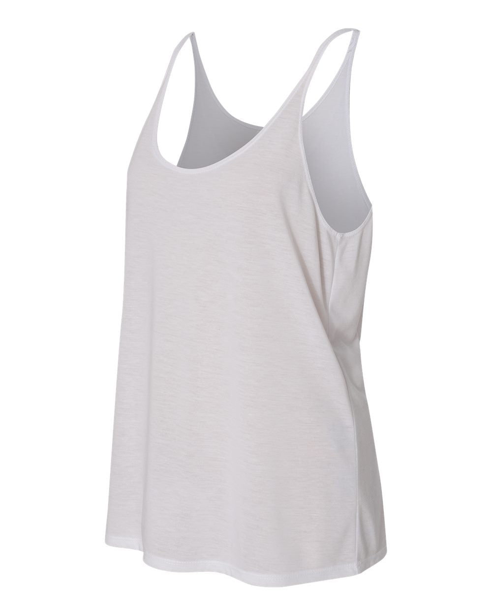 Women's Slouchy Tank - Side - B55906003 - White