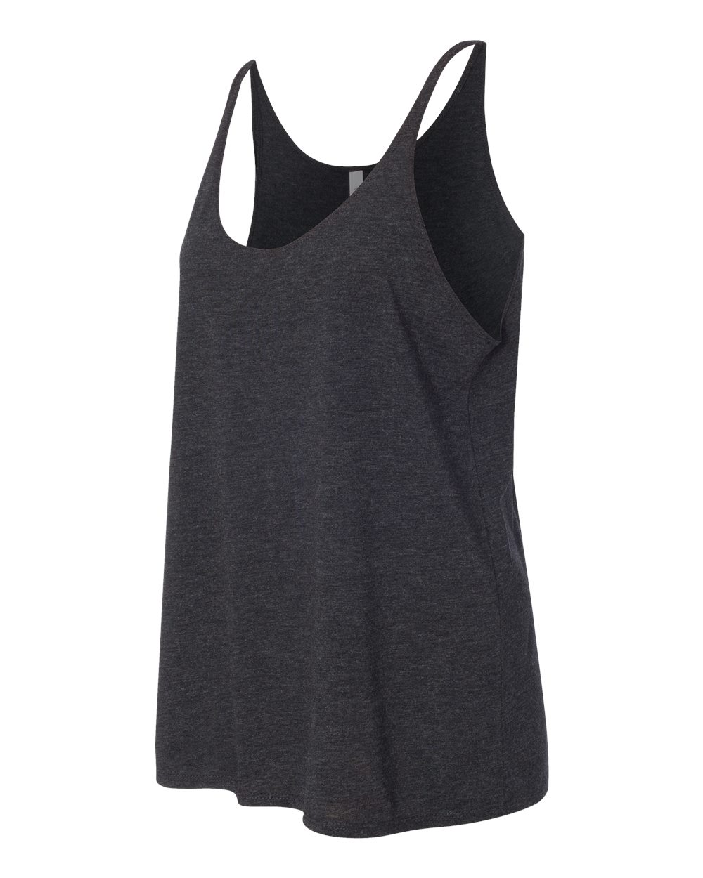 Women's Slouchy Tank - Side - B55906093 - Charcoal Black Triblend