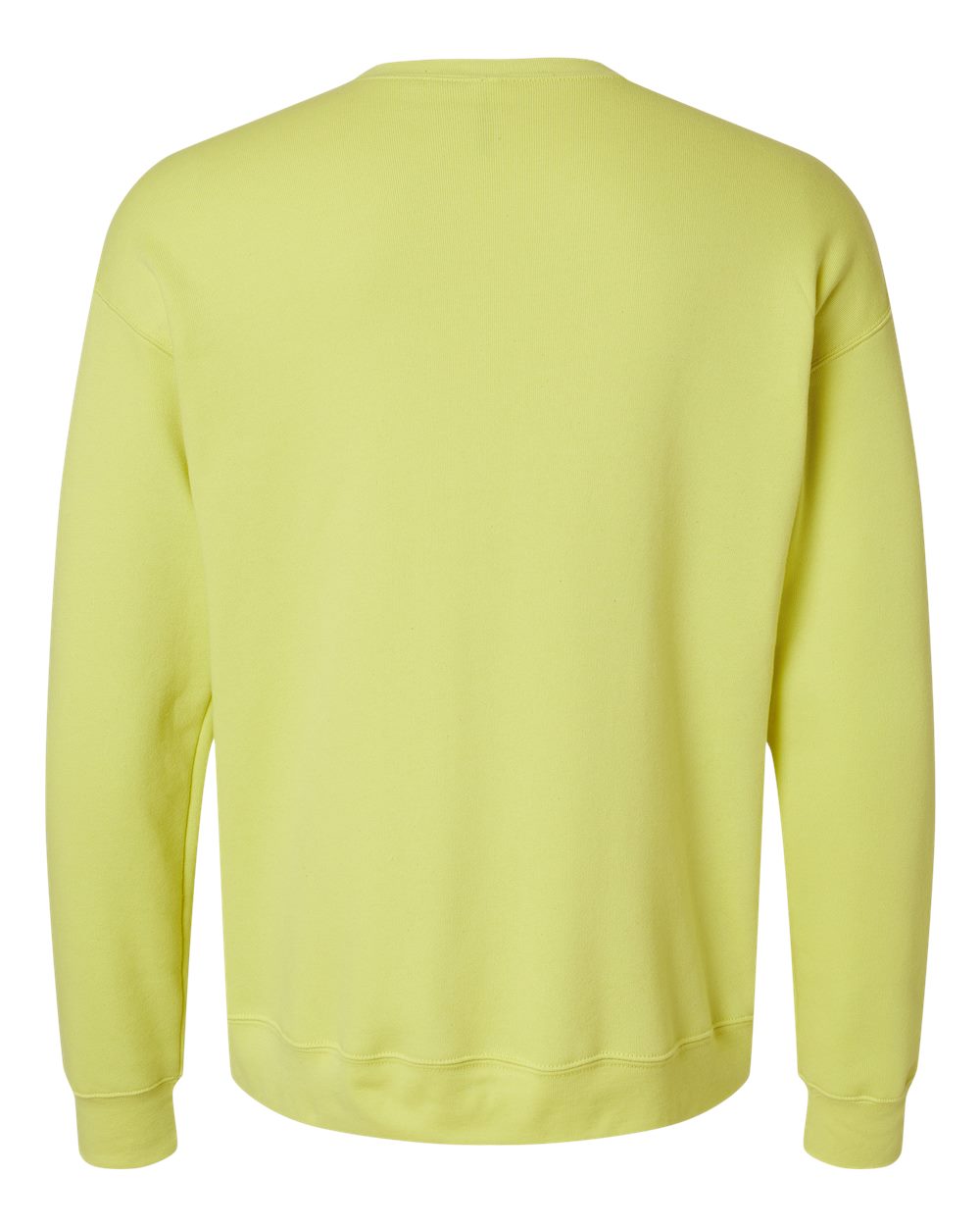 Unisex Sponge Fleece Drop Shoulder Crewneck Sweatshirt - Back - B37906422 - Strobe