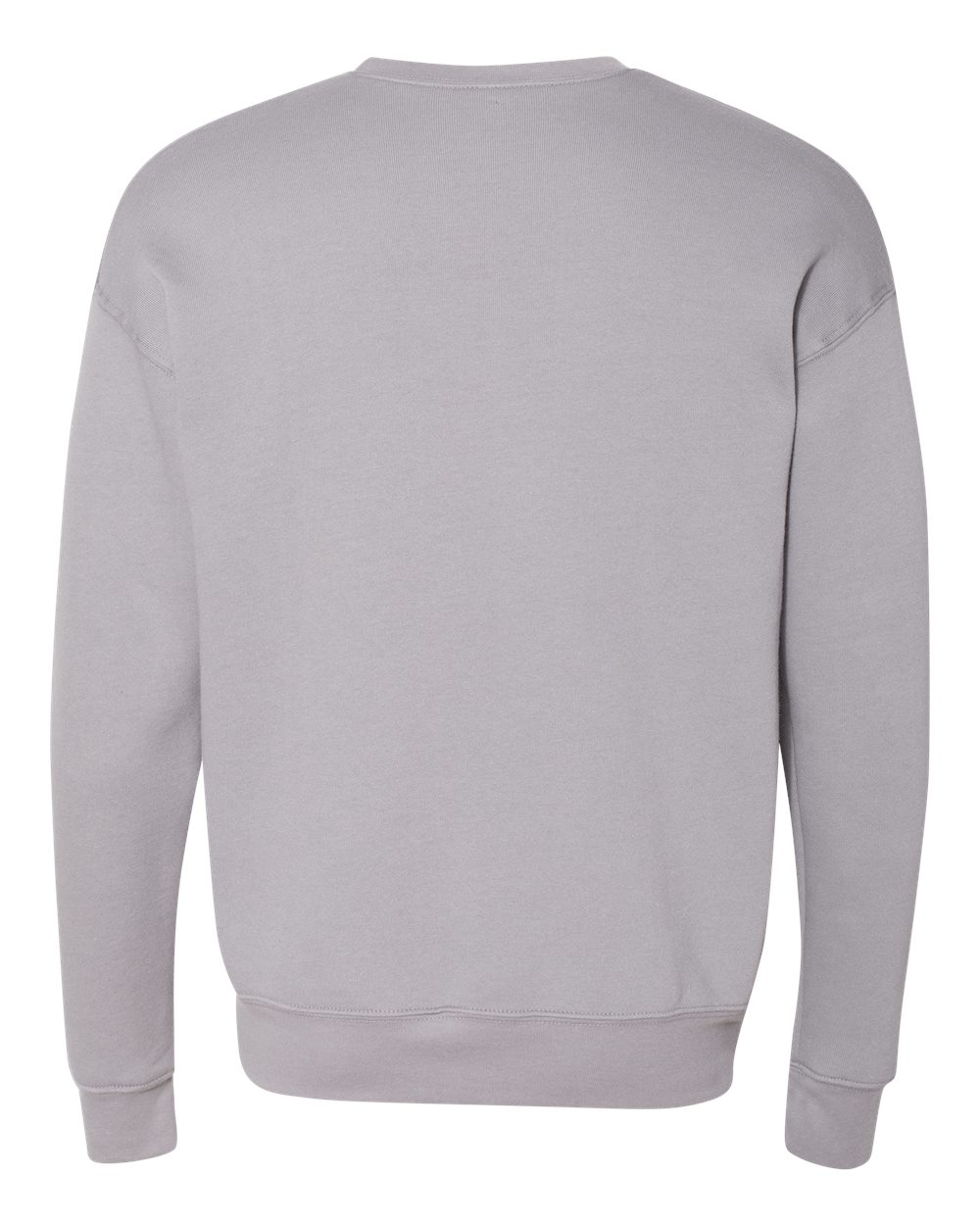 Unisex Sponge Fleece Drop Shoulder Crewneck Sweatshirt - Back - B37906852 - Storm