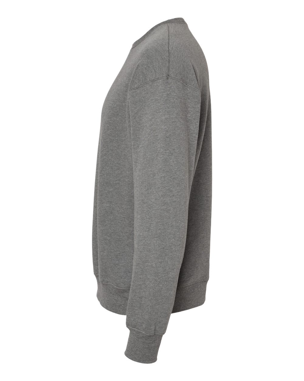 Unisex Sponge Fleece Drop Shoulder Crewneck Sweatshirt - DirectSide - B37906072 - Deep Heather