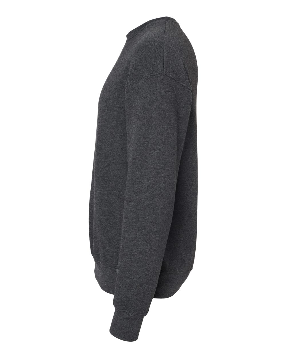 Unisex Sponge Fleece Drop Shoulder Crewneck Sweatshirt - DirectSide - B37906092 - Dark Grey Heather