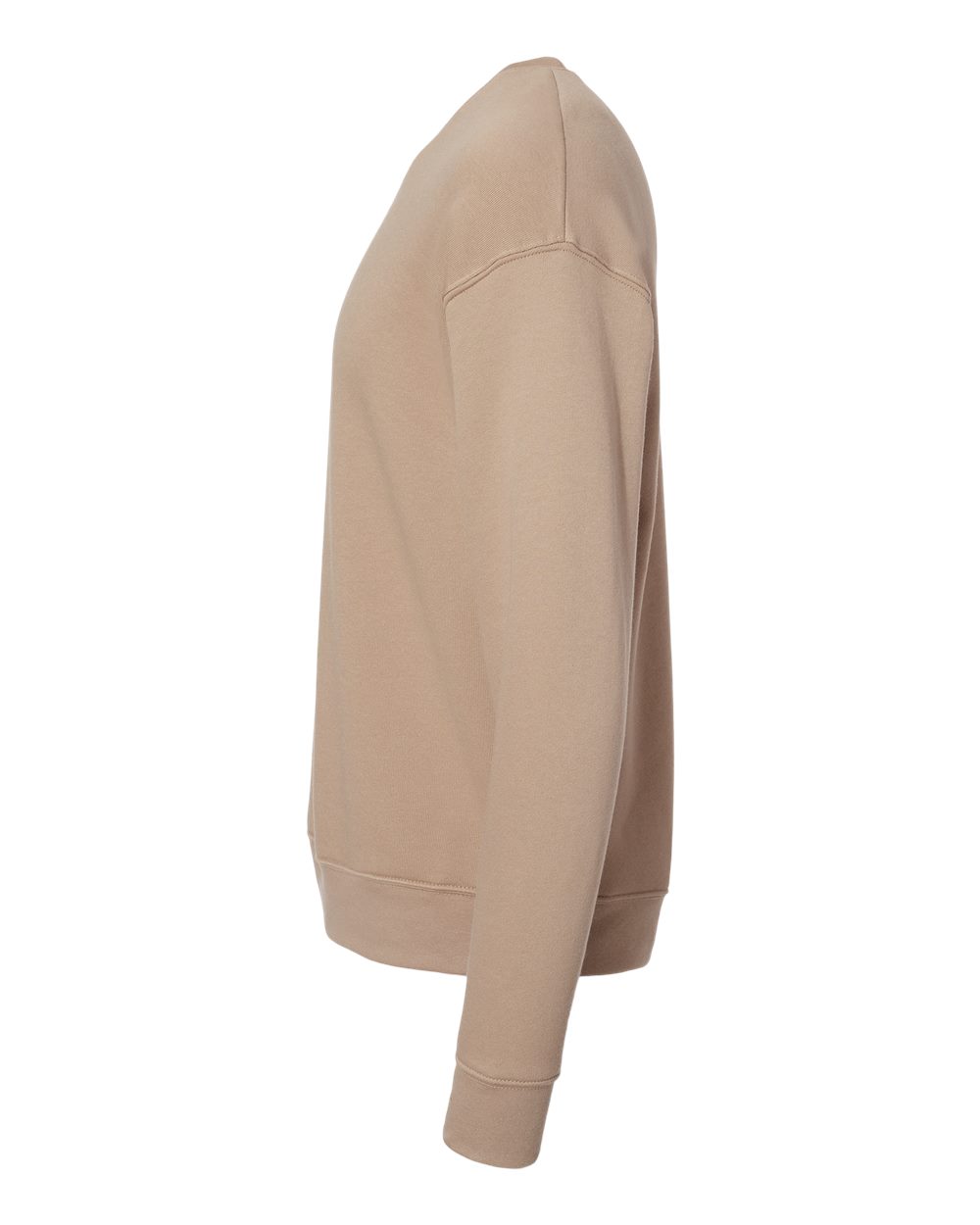 Unisex Sponge Fleece Drop Shoulder Crewneck Sweatshirt - DirectSide - B37906392 - Tan