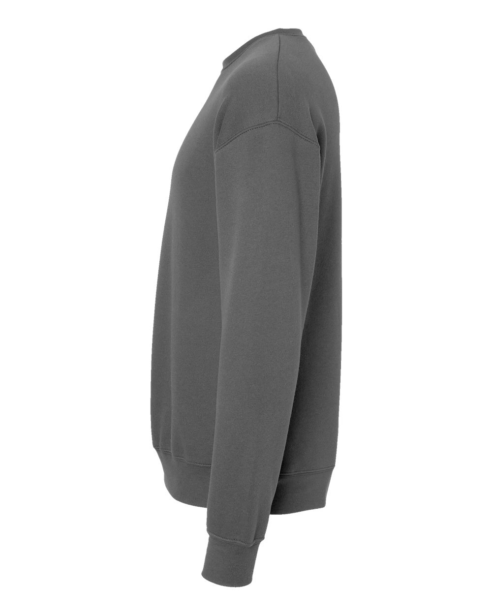 Unisex Sponge Fleece Drop Shoulder Crewneck Sweatshirt - DirectSide - B37906542 - Asphalt