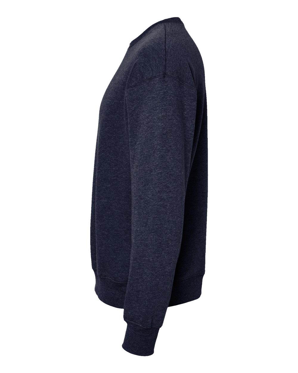 Unisex Sponge Fleece Drop Shoulder Crewneck Sweatshirt - DirectSide - B37906692 - Heather Navy