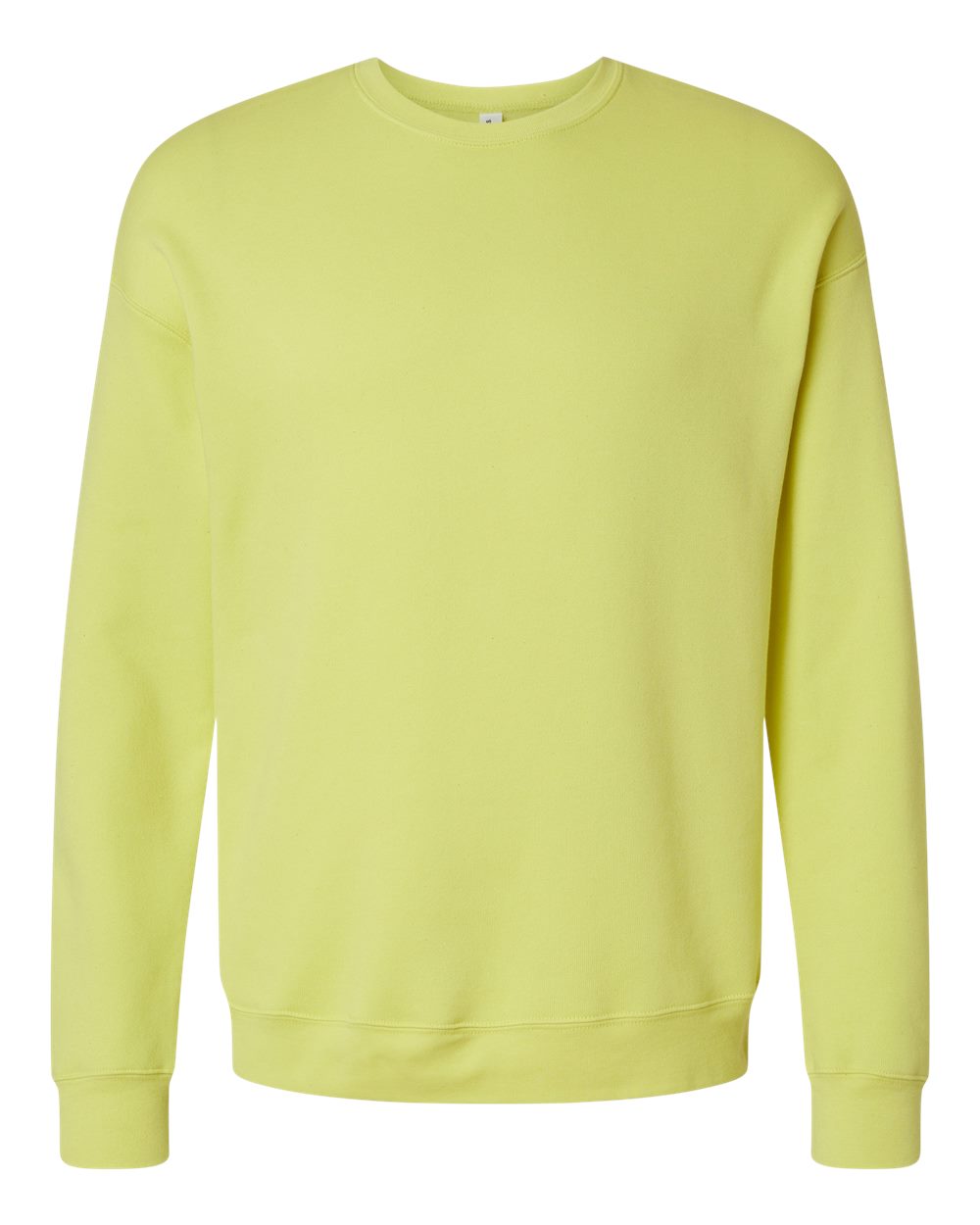 Unisex Sponge Fleece Drop Shoulder Crewneck Sweatshirt - Front - B37906422 - Strobe