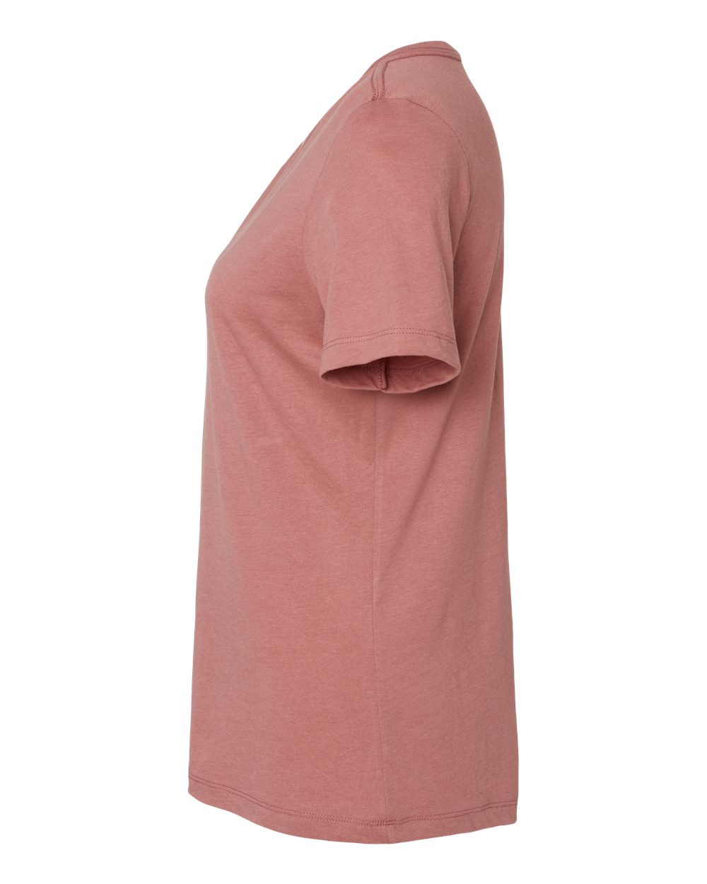 Women's Relaxed Triblend V-Neck Tee - DirectSide - B81006323 - Mauve Triblend