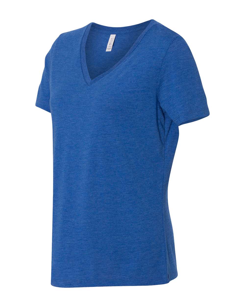 Women's Relaxed Triblend V-Neck Tee - DirectSide - B81006753 - True Royal Triblend