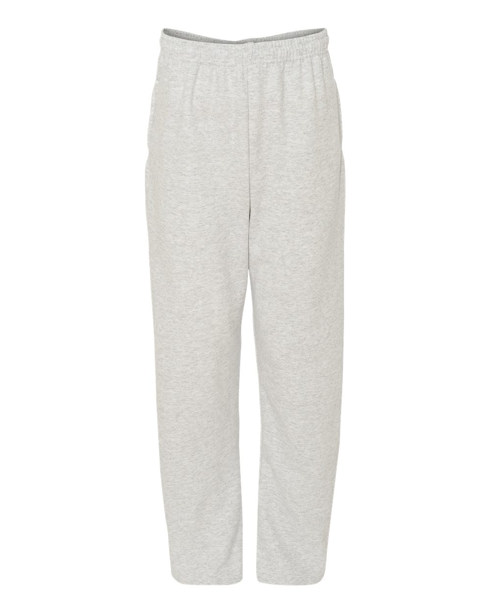 Unisex NuBlend® Open-Bottom Sweatpants with Pockets - Front - B23435028 - Ash