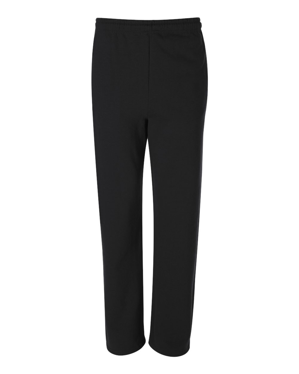 Unisex NuBlend® Open-Bottom Sweatpants with Pockets - Front - B23435503 - Black