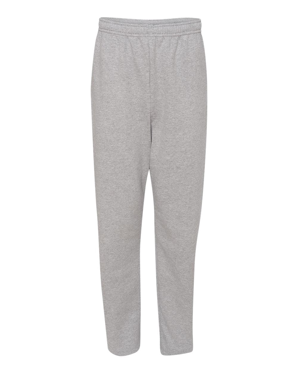 Unisex NuBlend® Open-Bottom Sweatpants with Pockets - Front - B23435593 - Athletic Heather