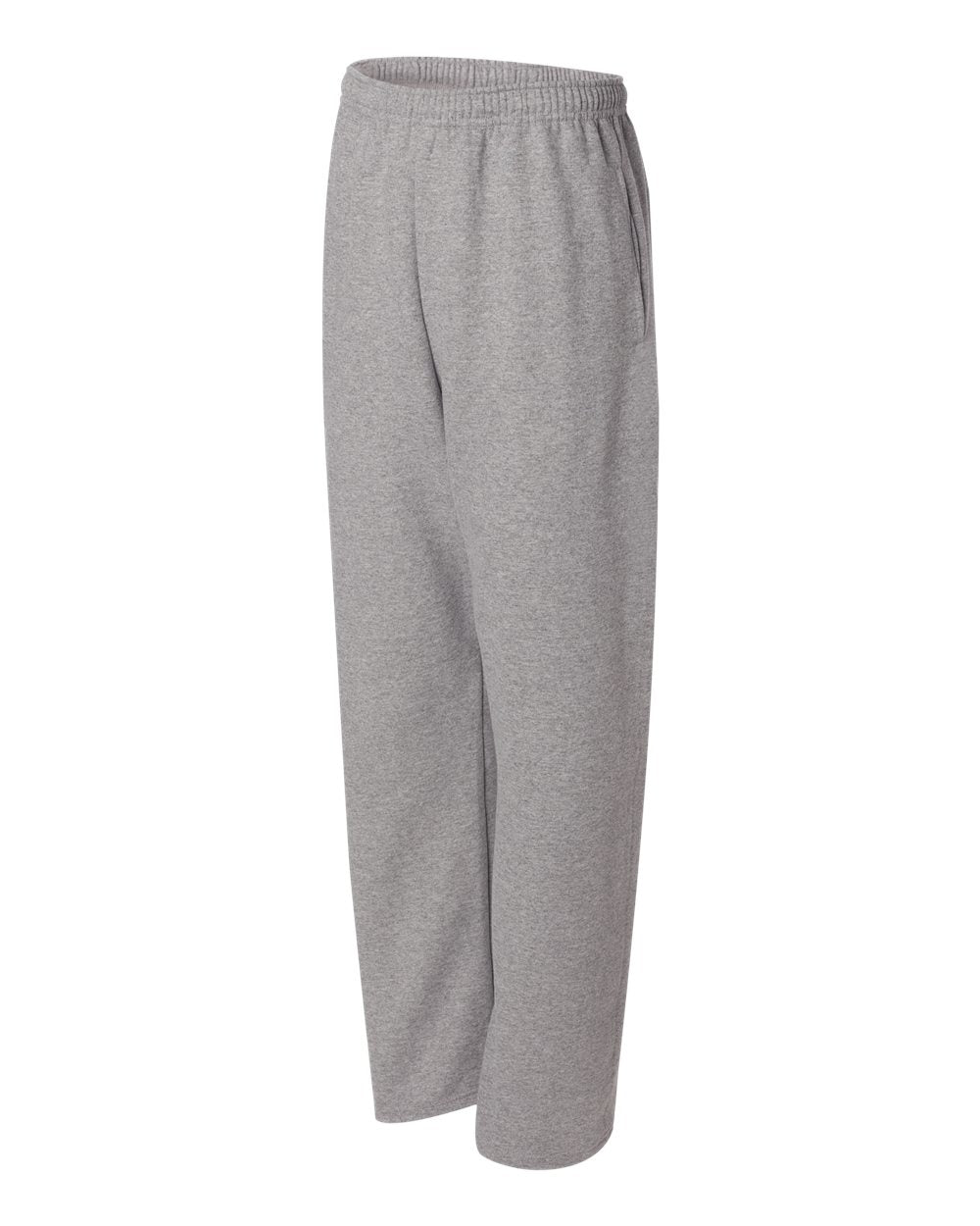 Unisex NuBlend® Open-Bottom Sweatpants with Pockets - Side - B23435133 - Oxford