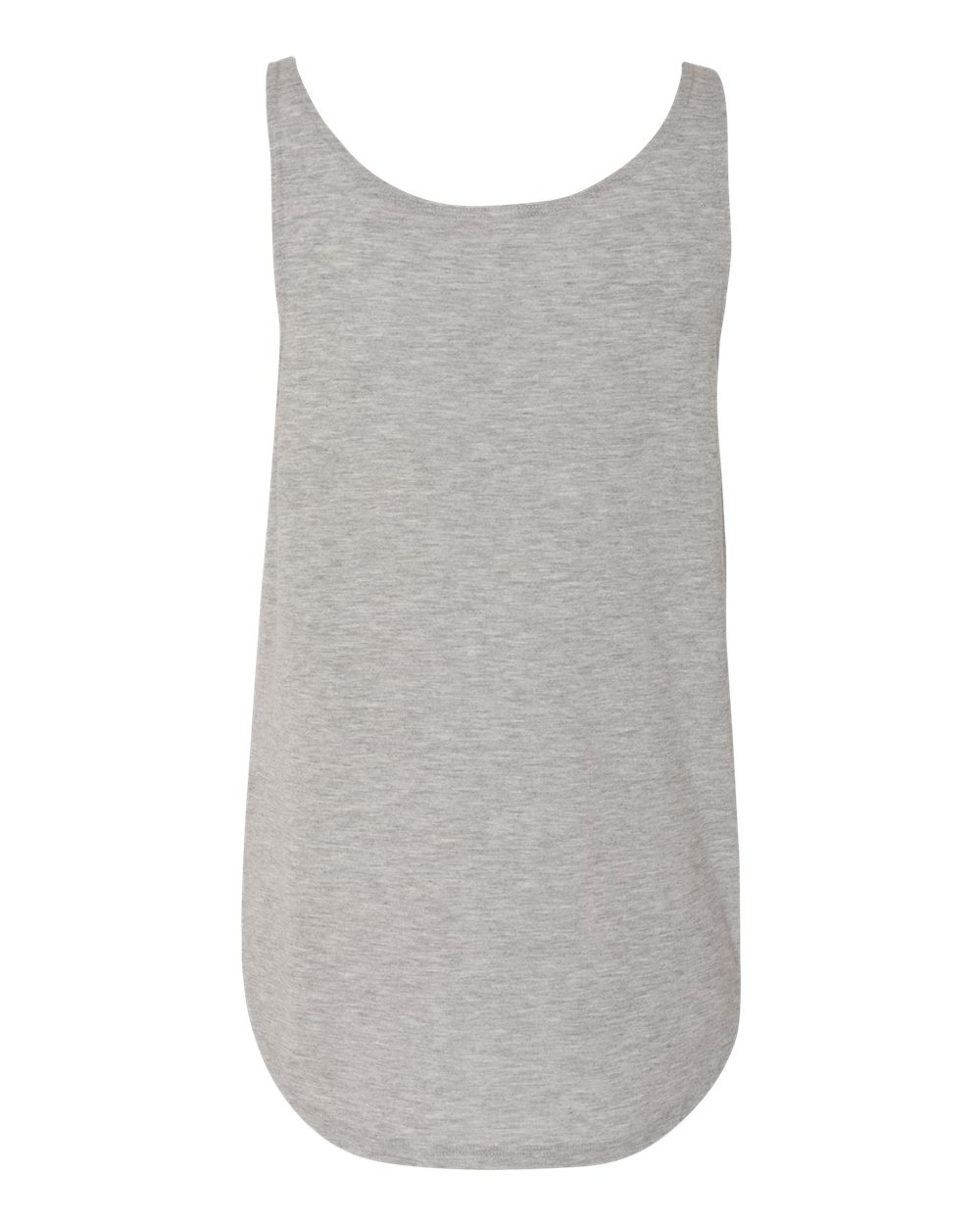 Women's Flowy Tank with Side Slit - Back - B56806583 - Athletic Heather