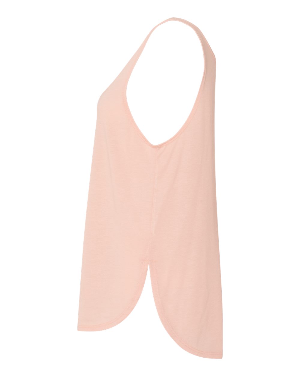 Women's Flowy Tank with Side Slit - DirectSide - B56806333 - Peach