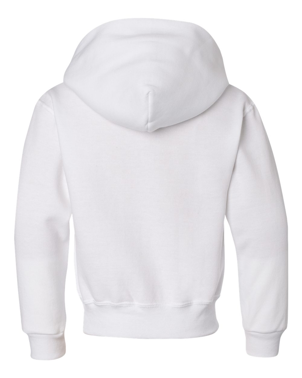 Youth NuBlend® Hooded Sweatshirt - Back - B32035003 - White