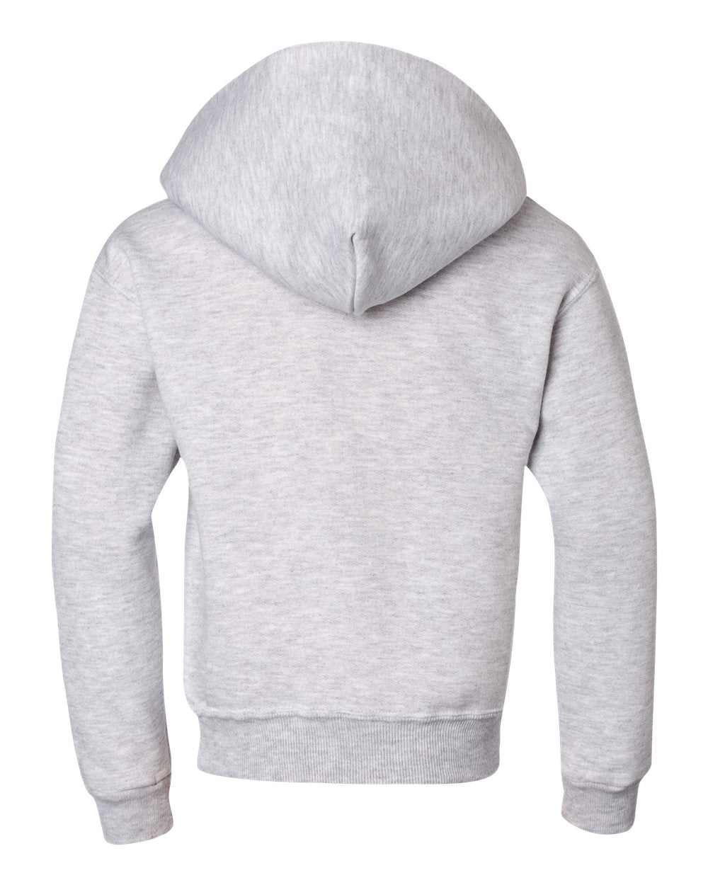 Youth NuBlend® Hooded Sweatshirt - Back - B32035023 - Ash