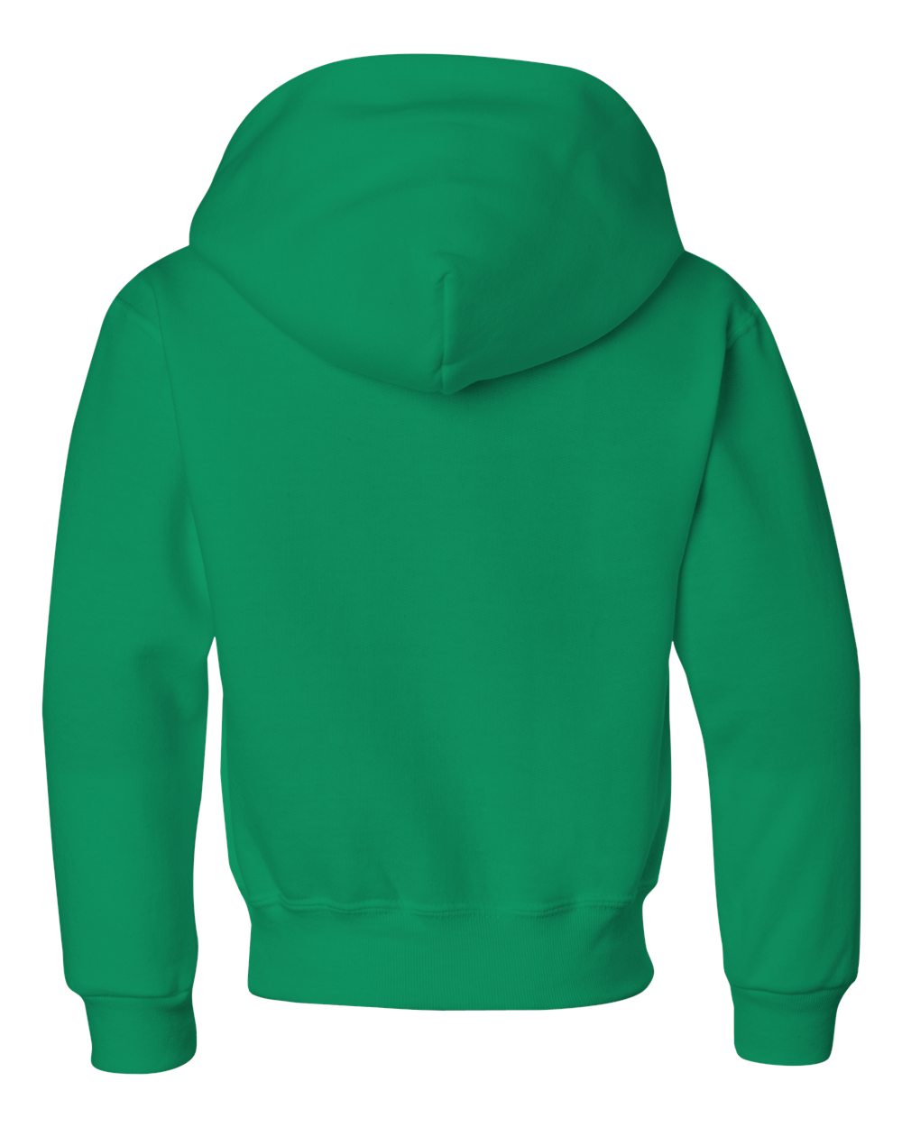 Youth NuBlend® Hooded Sweatshirt - Back - B32035603 - Kelly