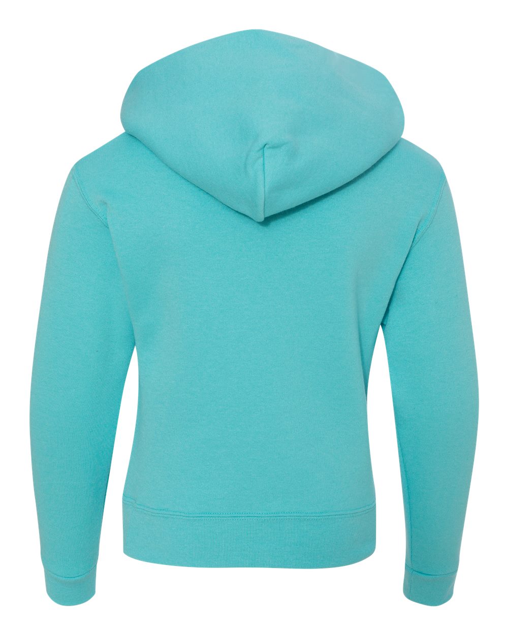 Youth NuBlend® Hooded Sweatshirt - Back - B32035813 - Scuba Blue