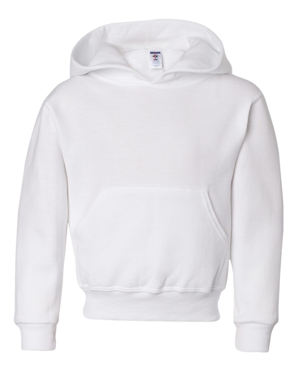 Youth NuBlend® Hooded Sweatshirt - Front - B32035003 - White