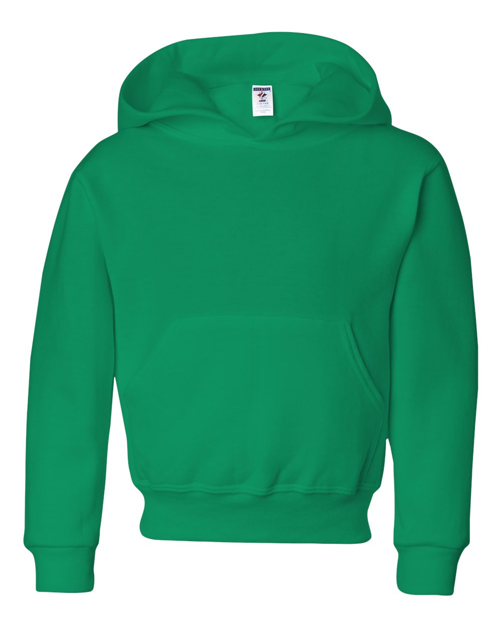 Youth NuBlend® Hooded Sweatshirt - Front - B32035603 - Kelly