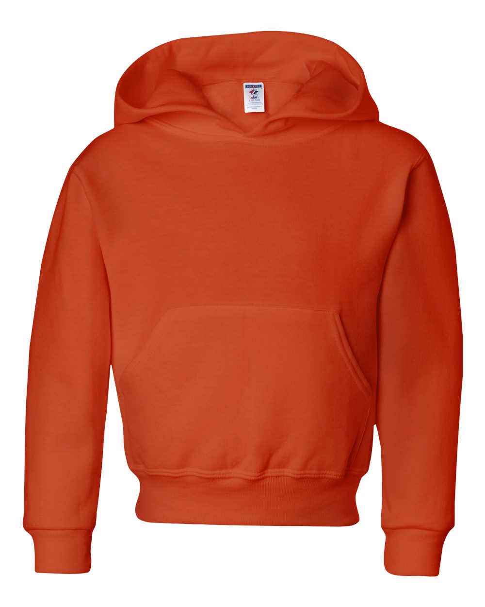Youth NuBlend® Hooded Sweatshirt - Front - B32035663 - Burnt Orange