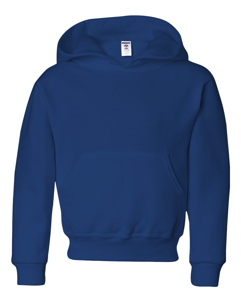 Youth NuBlend® Hooded Sweatshirt - Front - B32035753 - Royal