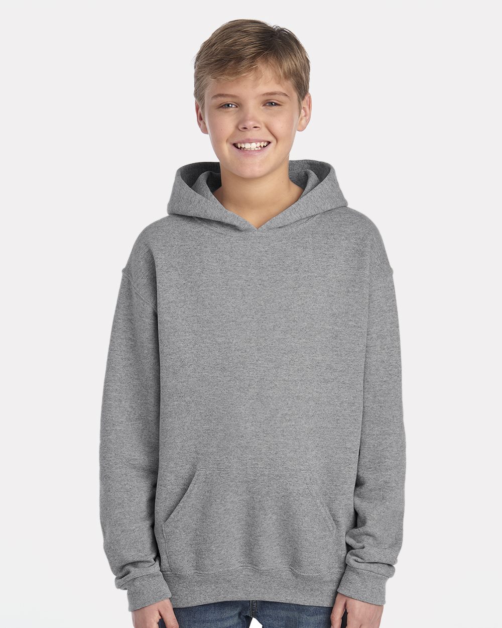 Youth NuBlend® Hooded Sweatshirt - styleImage