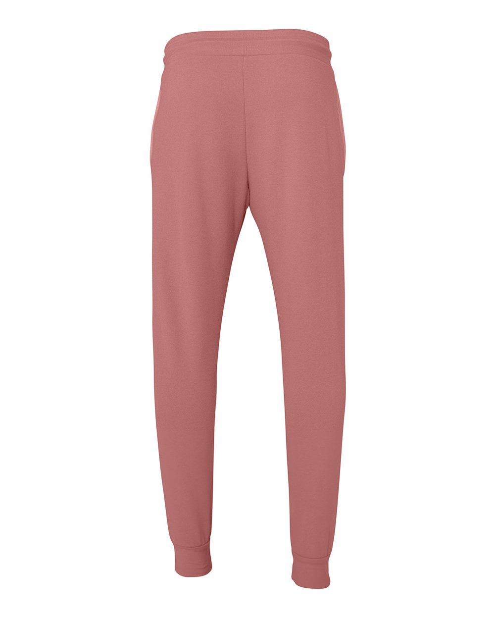 Unisex Sponge Fleece Jogger Sweatpants - Back - B36806572 - Mauve