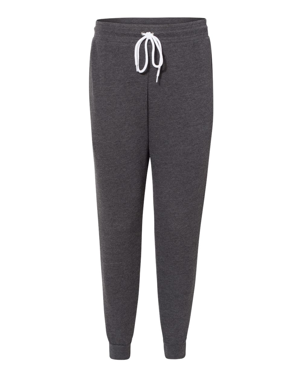 Unisex Sponge Fleece Jogger Sweatpants - Front - B36806092 - Dark Grey Heather