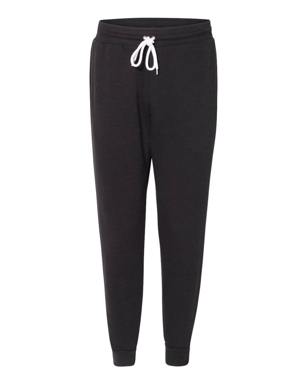 Unisex Sponge Fleece Jogger Sweatpants - Front - B36806502 - Black