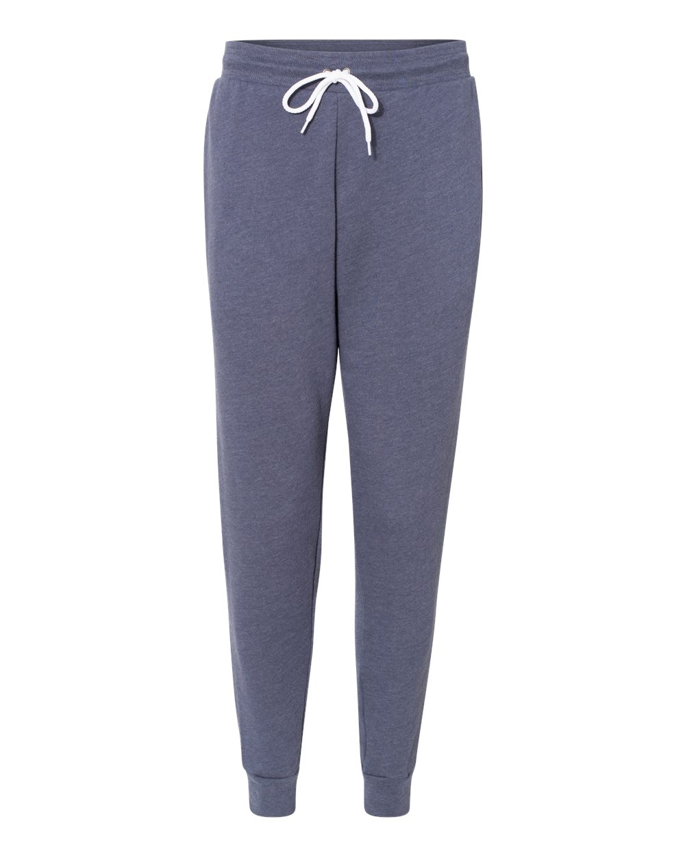 Unisex Sponge Fleece Jogger Sweatpants - Front - B36806652 - Heather Navy