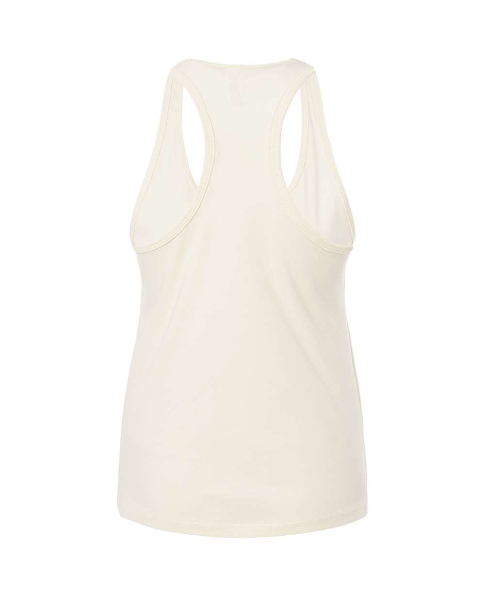 Women's Jersey Racerback Tank - Back - B33206243 - Natural