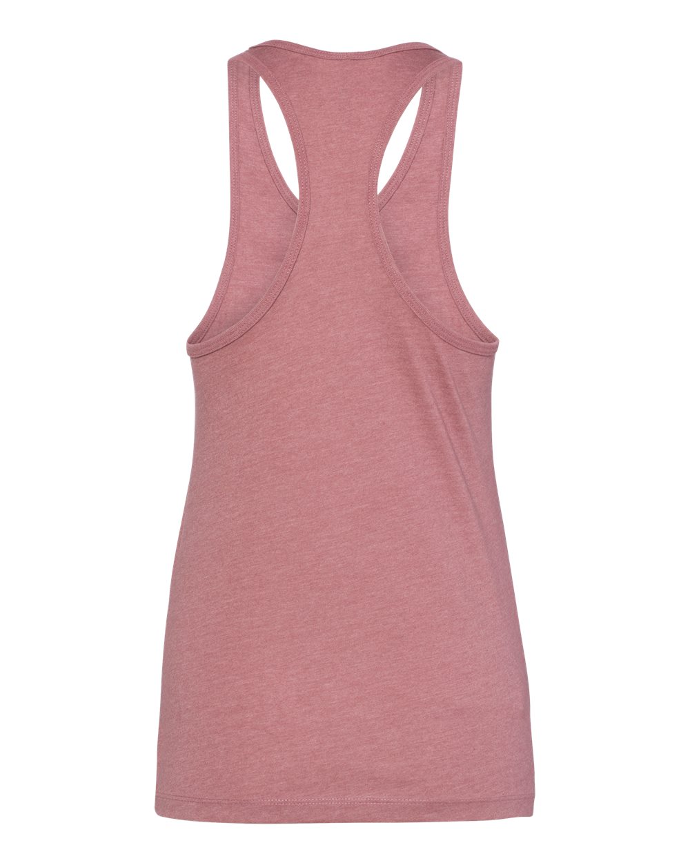 Women's Jersey Racerback Tank - Back - B33206333 - Heather Mauve
