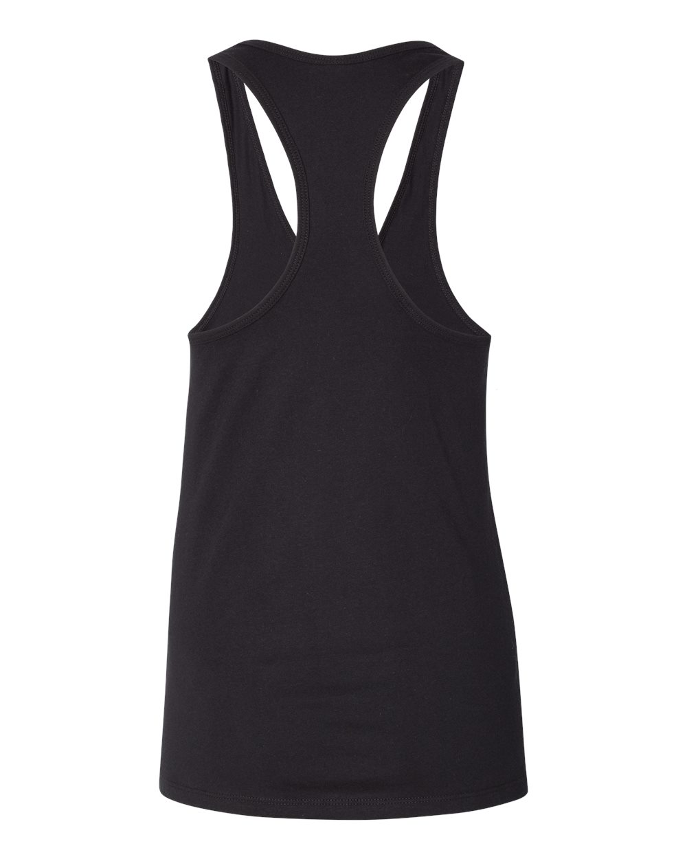 Women's Jersey Racerback Tank - Back - B33206503 - Black