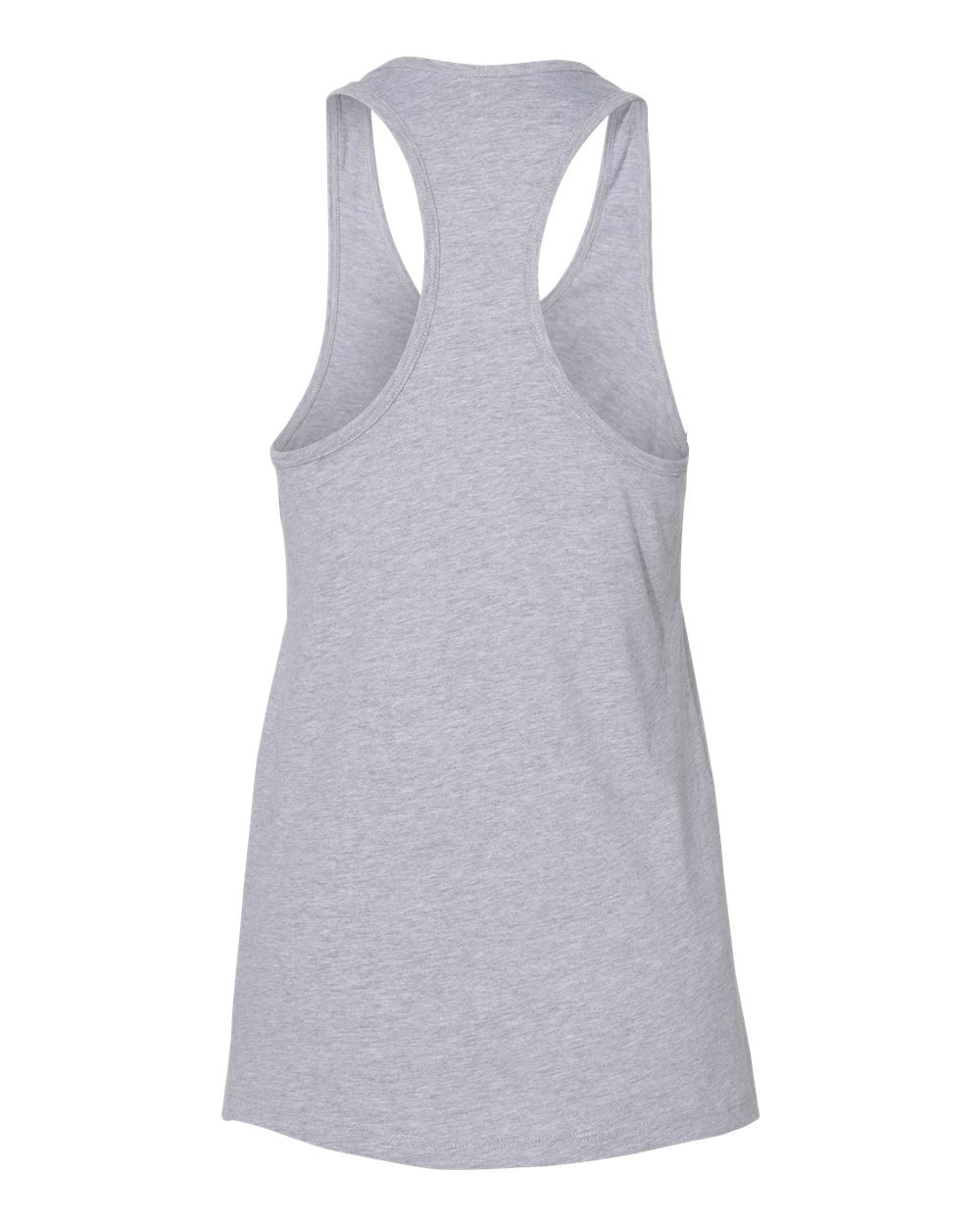 Women's Jersey Racerback Tank - Back - B33206583 - Athletic Heather