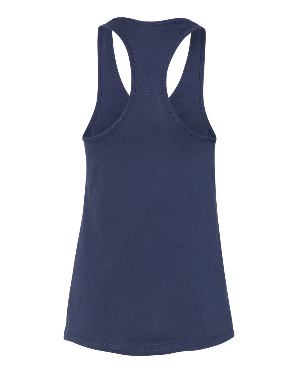 Women's Jersey Racerback Tank - Back - B33206653 - Navy