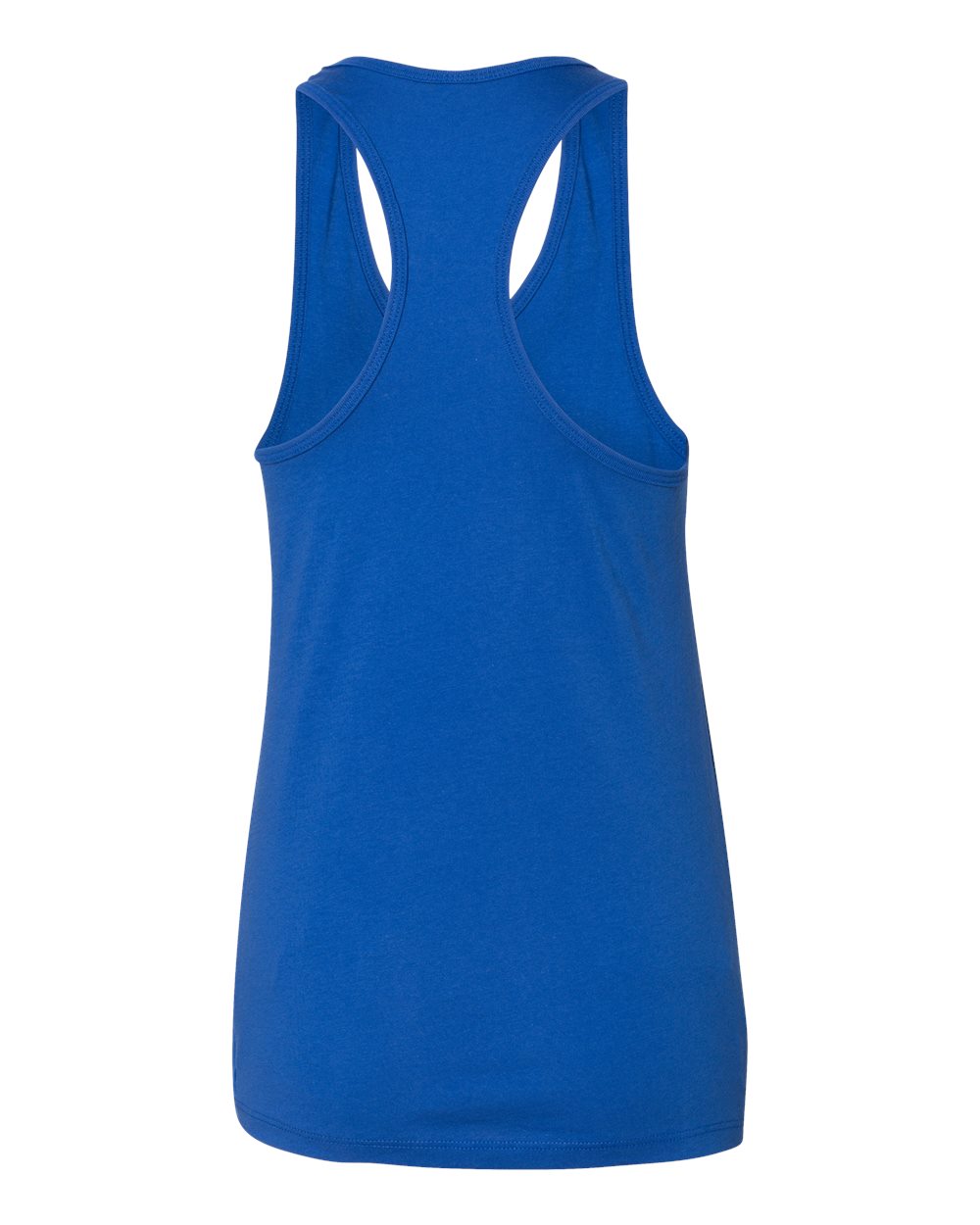 Women's Jersey Racerback Tank - Back - B33206753 - True Royal