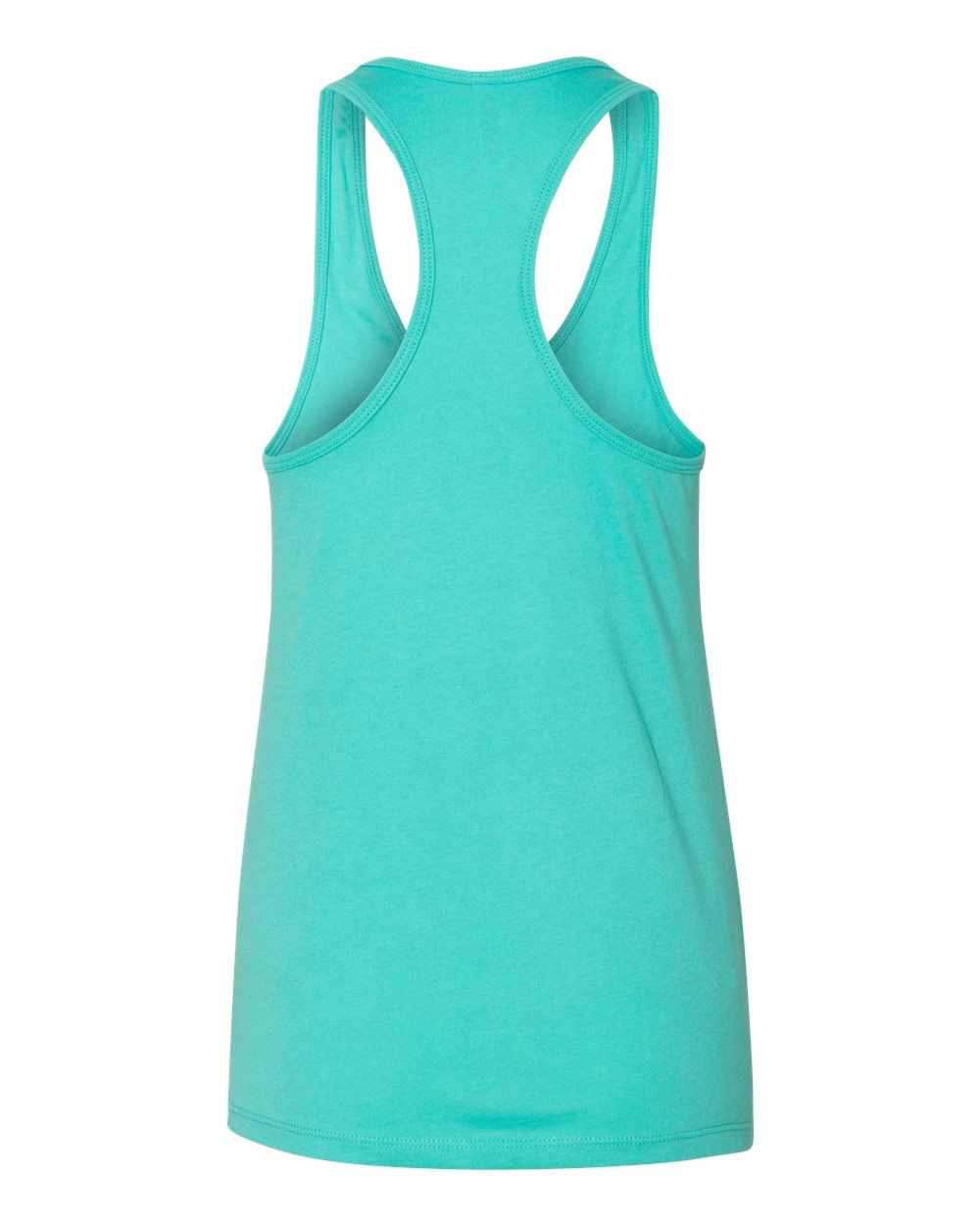 Women's Jersey Racerback Tank - Back - B33206763 - Teal