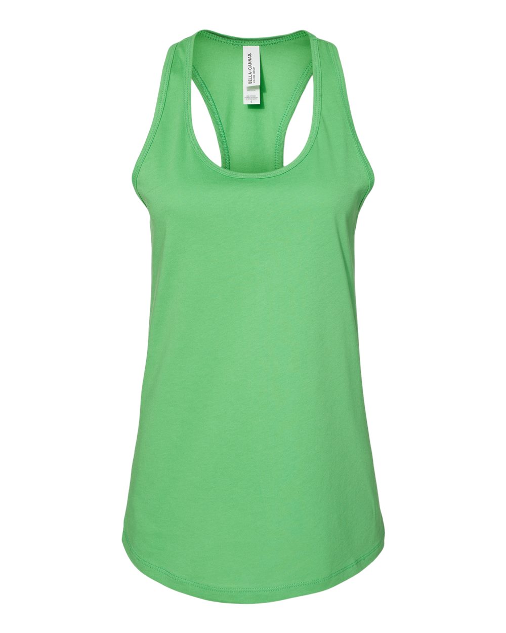 Women's Jersey Racerback Tank - Front - B33206543 - Synthetic Green