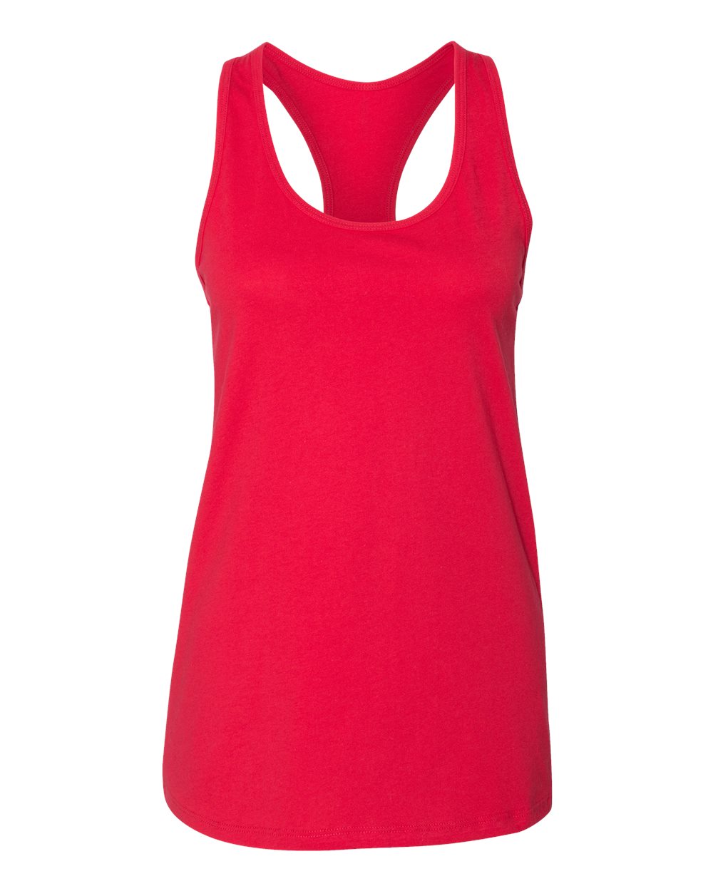Women's Jersey Racerback Tank - Front - B33206703 - Red