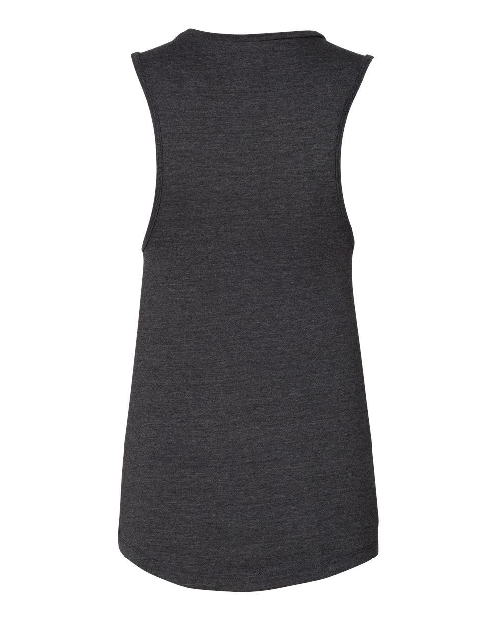 Women's Jersey Muscle Tank - Back - B33406093 - Dark Grey Heather