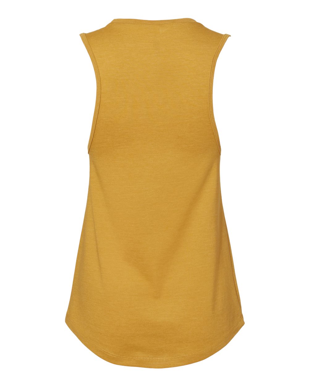 Women's Jersey Muscle Tank - Back - B33406133 - Heather Mustard