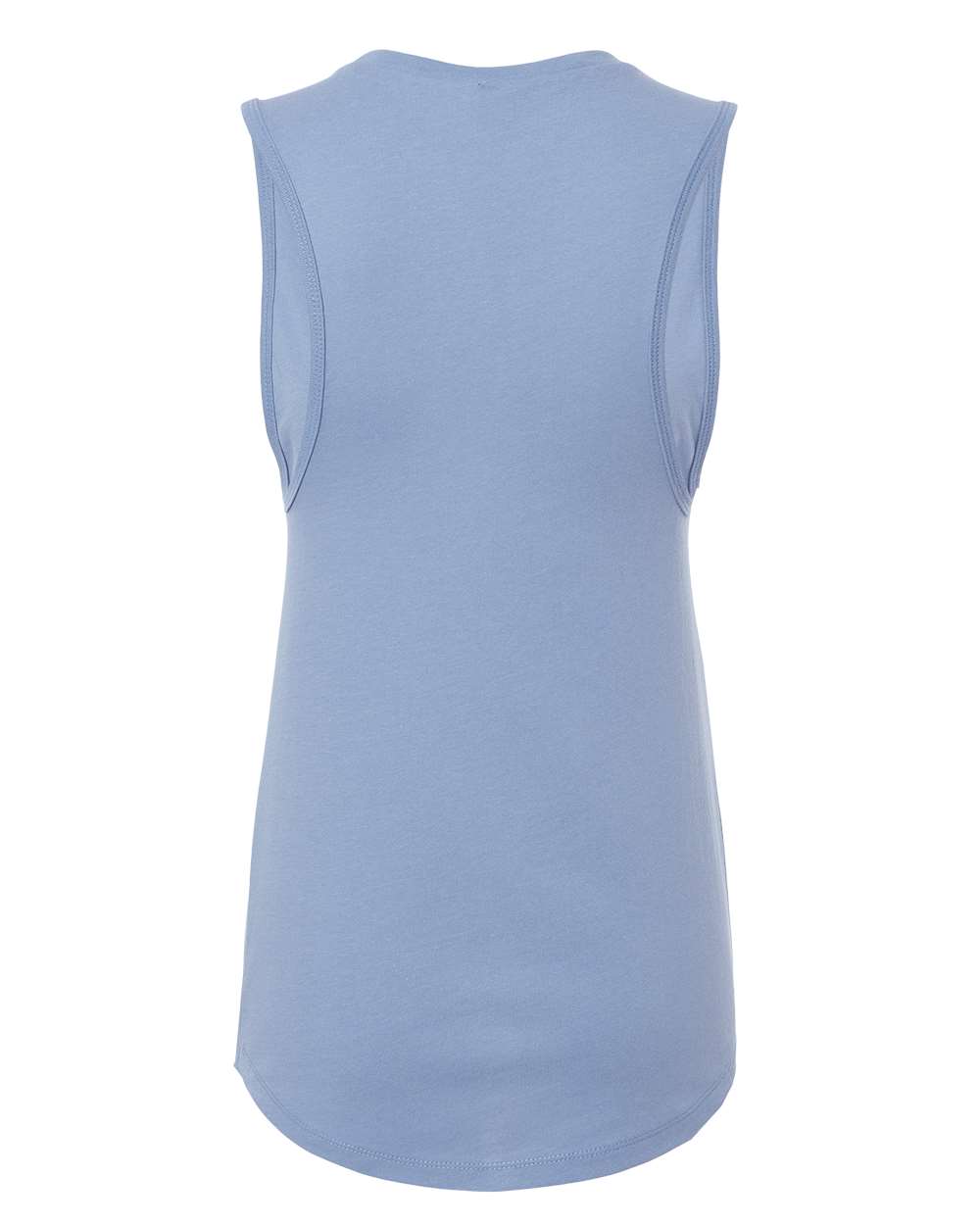 Women's Jersey Muscle Tank - Back - B33406363 - Lavender Blue