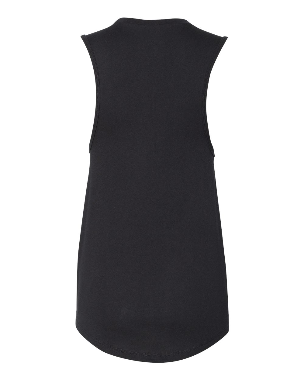 Women's Jersey Muscle Tank - Back - B33406503 - Black