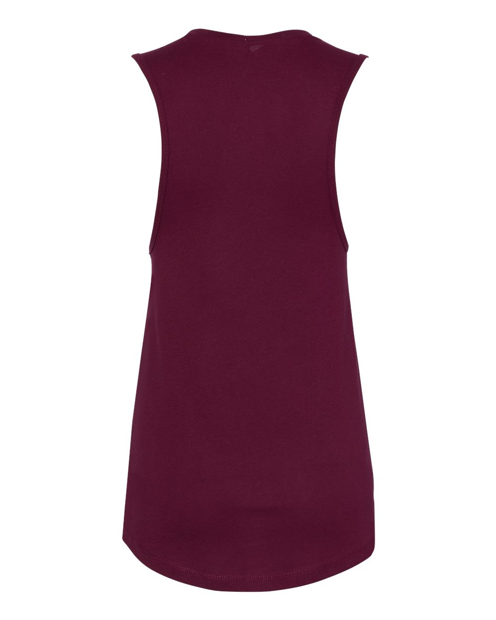 Women's Jersey Muscle Tank - Back - B33406533 - Maroon