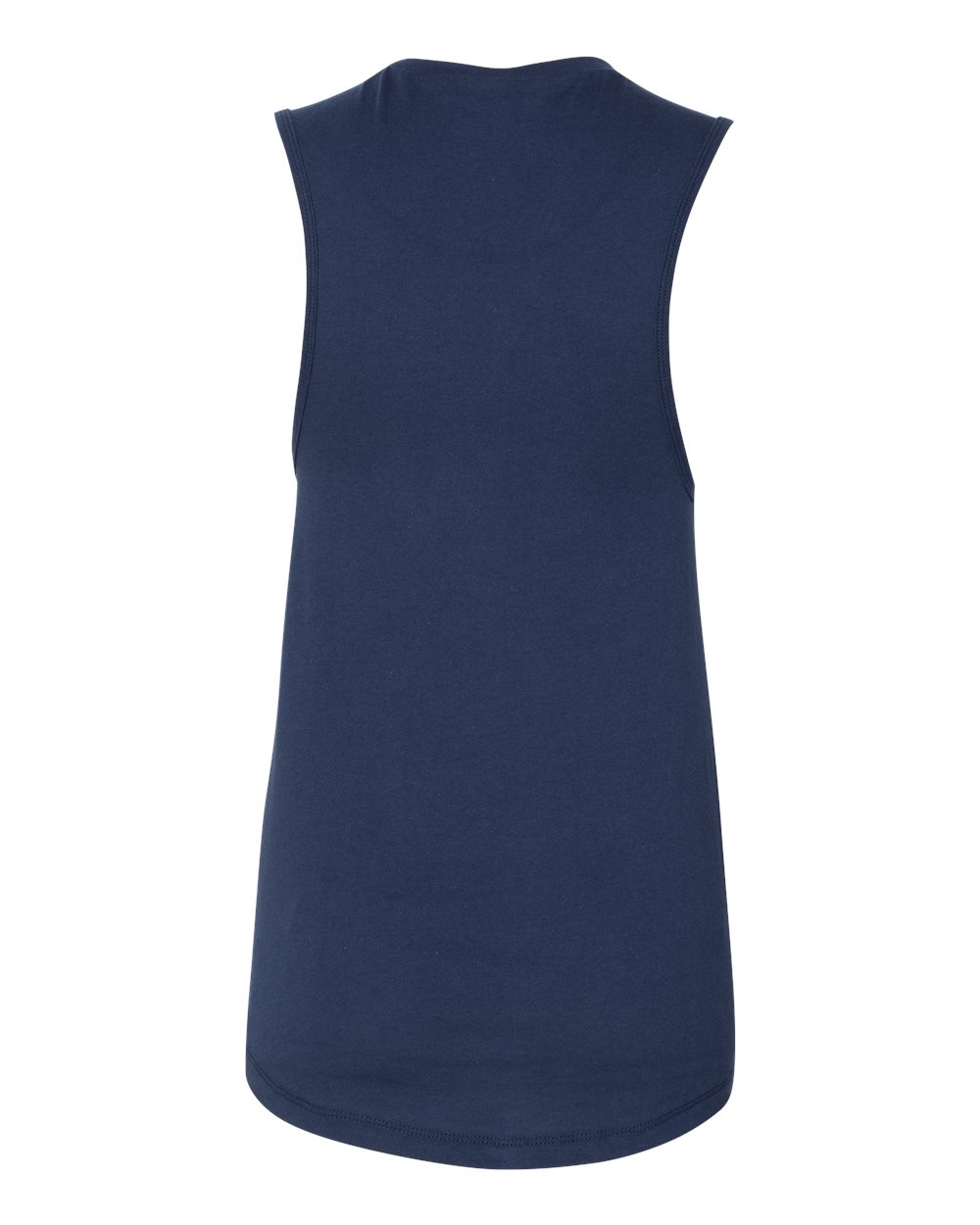 Women's Jersey Muscle Tank - Back - B33406653 - Navy
