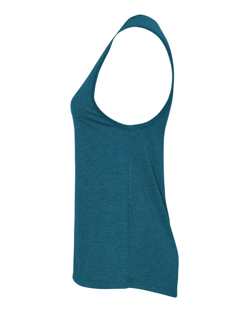 Women's Jersey Muscle Tank - DirectSide - B33406783 - Heather Deep Teal