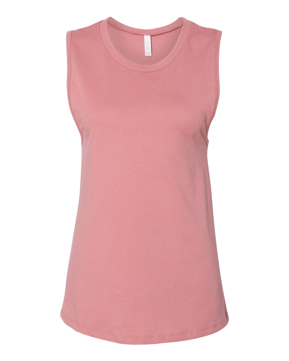 Women's Jersey Muscle Tank - Front - B33406273 - Mauve